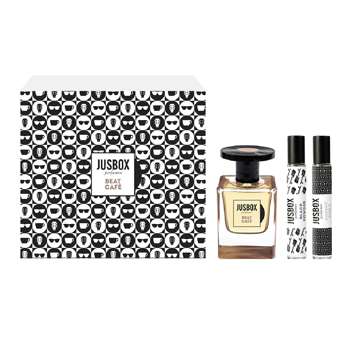 Beat Cafe Set - Jusbox Perfumes - EDP 78ml + 2 X 7.8 ml