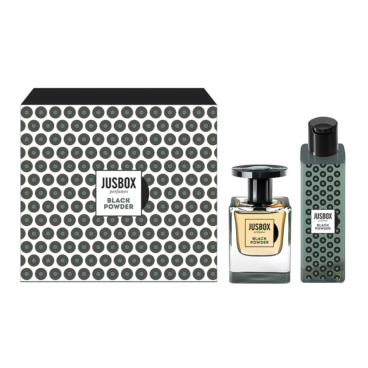 Black Powder Set - Jusbox Perfumes - EDP 78ml + Shower Gel 150ml